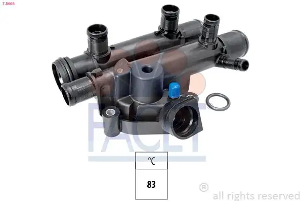 FACET 7-8666 | Termostat 83 Komple Master II Movano Traffic II 2 5 dCi G9u