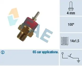 FAE 35770 | Hararet Müşürü Radyatör Fanı 190 W201 82 93 C123 80 85 S123 80 85 W123 80 85