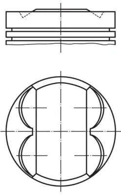 MAHLE 011PI00113000 | Piston Segman Std 73 40mm Opel Corsa D E Chevrolet Aveo II 1 2 A12xer B12xe
