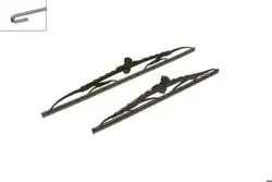 BOSCH 3397001361 | Silecek Seti Ön Twin 500-400 Mazda 121 II 90-96 Demio 00-03 Opel Combo 04-11 Atoz