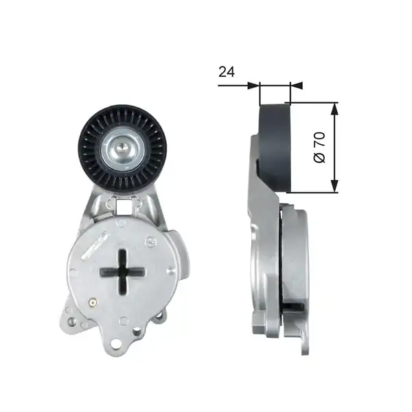 Gates T39268 Alternatör Gergi Rulmanı Toyota Corolla Auris Yaris 1 4 D4d 2007
