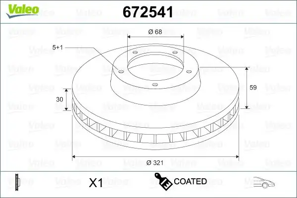 Valeo 672541 Ön Fren Aynası Havalı Audi A6 A8 2 0 2 4 2 7 2 8 3 0 3 2 4 2 6 0 TDI FSI TFSI 02 2 Adet 847288