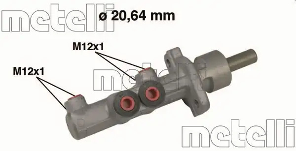 METELLİ 05-0493 | Ana Fren Merkezi 20 64 ABS siz VW Polo 02 10 Seat Ibiza 02 10 Skoda Fabia 00 14