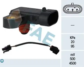 FAE 15122 | Map Sensörü Chevrolet Aveo Kalos Lacetti 1 4 1 6 16v