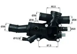 MAHLE TH4483 | Termostat Gövdesi Komple P307 P407 P508 P308 P607 C4 C5 II Jumpy III Expert III C5 III