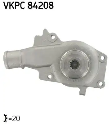 SKF VKPC84208 | Devirdaim Ford Escort Fiesta 1 6 90 95