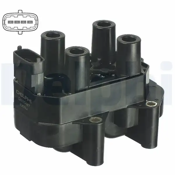 DELPHI GN10487-12B1 | Ateşleme Bobini Opel Frontera Sıntra X22xe 791551