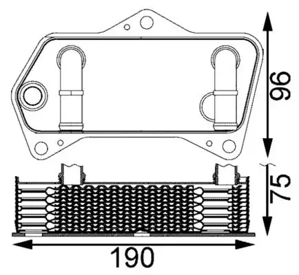 MAHLE CLC202000S | Şanzıman Yağ Soğutucu VW Golf V VI Passat Jetta Caddy Audi A3 Seat Leon Dsg 6 İleri