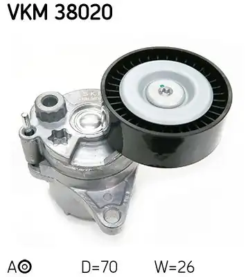 SKF VKM38020 | Gergi Kütüğü (Mercedes Om611-Om646 / W906 Spr-W638 Vito-W639 Viano / W203-W204-W210-W211)