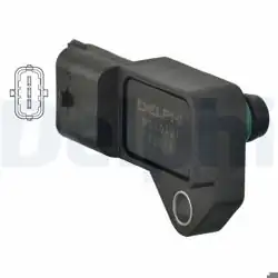 DELPHI PS10121 | Map Sensörü (Emme Manifold Basıncı) Corsa D Z10xep Z12xep Z14xep