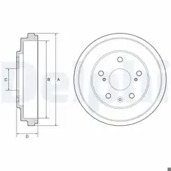 DELPHI BF572 | Fren Kampanası Fiat Sedıcı 1.6 1.9D Mjt