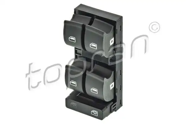 TOPRAN 116021 | Sol Ön Kapı Cam Anahtarı Audi A4 05 08 Seat Exeo 09 14
