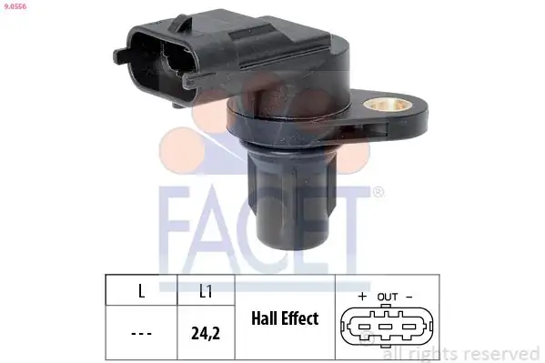 FACET 9-0556 | Eksantrik Pozisyon Sensör Accent Blue 1 6 CRDI 2011 Accent Era 1 5 CRDI 2006 İ20 1 4 CRDI 200