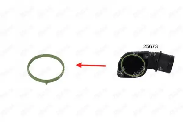 IBRAS 25675 | Turbo Borusu Contası Ok Ile Gosterilen Conta Nissan Qashqai Qashqai 2 İ J10 Nj10 Jj10e 5 Adet