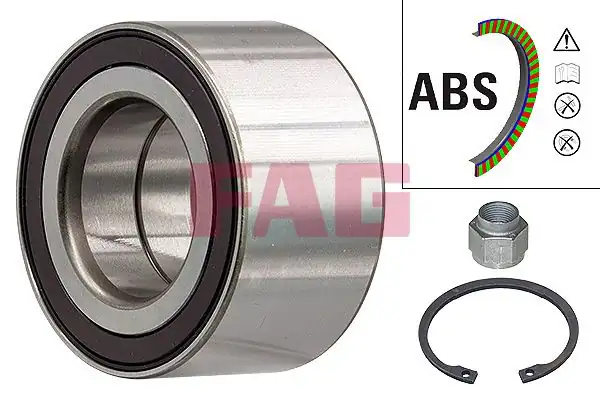 FAG 713650700 | Porya Rulmanı Ön Peugeot 208 II Opel Corsa F 1 2 Eb2 1 5 Bluehdi
