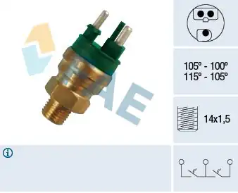 FAE 38130 | Hararet Müşürü 105 C M102 190 W201 88 93 W124 86 92 S124 86 93 W463 91 96