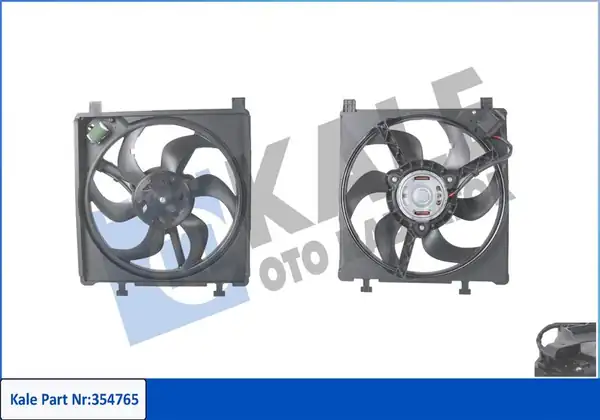 Kale Radyatör 354765 Seat Mıı Skoda Citigo Volkswagen Up Volkswagen Load Up Fan Motor Davlumbaz