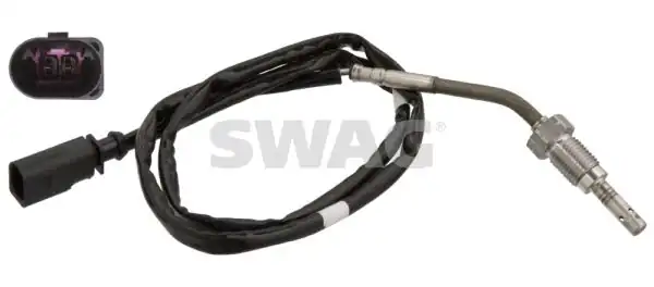 SWAG 30100800 | Egzoz Sıcaklık Sensörü Egzoz Turbo Şarj Öncesi Siyah Polo 10 14 Ibiza 09 15 Fabia Roomster 11 15