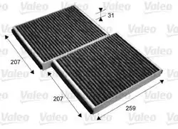VALEO 715690 | Klima Filtresi BMW F07 F10 F11 F01 F02 F03 F04 Karbonlu