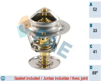 FAE 5307688 | Termostat 88 C Contalı Defender 90 98 Discovery 1 89 98 Discovery 2 98 04 2 5 TDI Td5