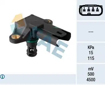 FAE 15189 | Emme Manifoldu Basınç Sensörü X5 E70 X6 E71 E72 E88 E82 E90 E92 E91 F10 F07 F11 F12 F13 F01 F02 F03