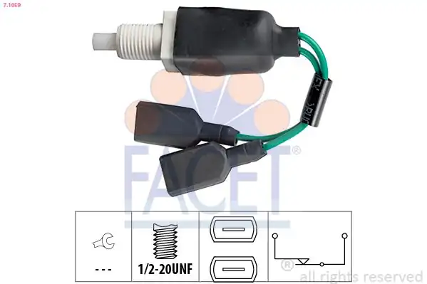 FACET 7-1059 | Fren Debriyaj Pedal Müşürü