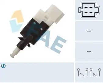FAE 24593 | Fren Pedal Müşürü Mercedes W169/W211/W245/C219/W639/W906 Sprinter Crafter