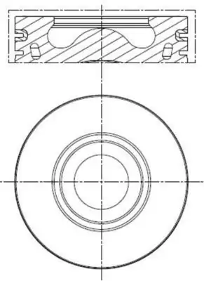 MAHLE 013PI00137022 | Piston Segman 0 50 0 40 mm Kısa Ford Transit V347 V362 63 Ranger 2 2l 155ps