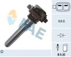 FAE 80436 | Ateşleme Bobini Chrysler 300M 2.7 V6 98-04 Concorde 2.7 Lx 97-23 Sebrıng (Jr) 2.7 V6 01-07