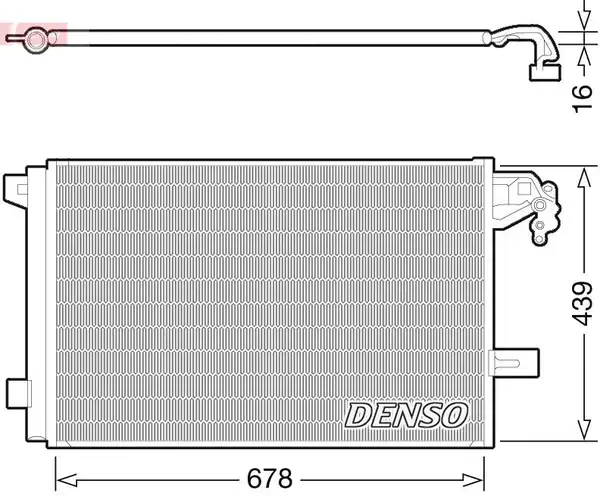 Denso Dcn32063 VW Transporter T6 Multıvan V 03 15 2 0 TDI Klima Radyatörü