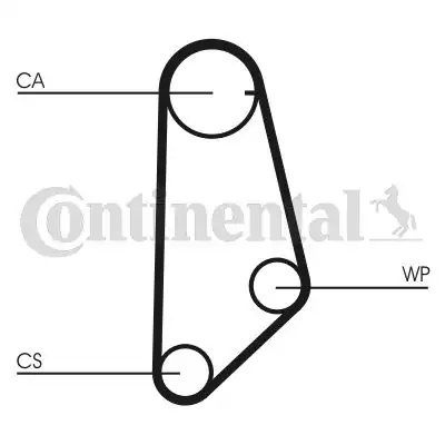 Continental Ctam Ct635 Triger Kayışı VW Passat 81 88