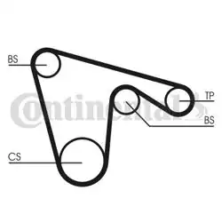 CONTINENTAL CTAM CT970 | Triger Kayışı (Alfa: 2.0 145 95-01 / 146 95-01 / 147 01-10 / 156 95-06 / 166 98-07)