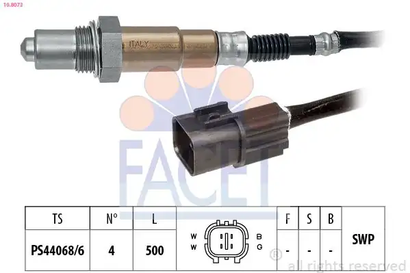 FACET 10-8073 | Oksijen Sensörü Aveo Kalos 1 2 8v 16v 832923