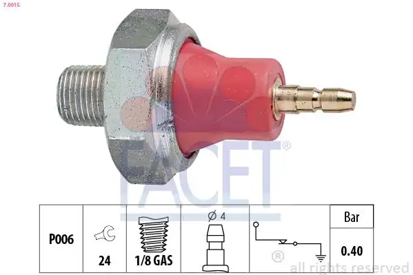 FACET 7-0015 | Yağ Müşürü Civic 91 05 Accord 93 03 CRV 95 07 Hrv 99 Almera 95 00 Vanetta 1986 95 Corsa C Combo C Y17dt