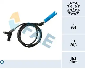 FAE 78138 | ABS Sensörü Arka Bmw M57 M54 B30 E46