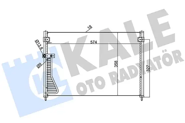 KALE 387000 | Klima Radyatörü Mazda 626 V Gf 2 0 1997 2002