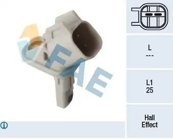 FAE 78422 | Ön ABS Sensörü Sağ Volvo S60 II S80 II V60 İ V70 III Xc60 İ 09 18