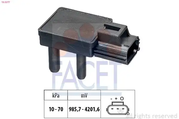 FACET 10-3277 | Katalizatör Sensör Dps Ford Connect 02 12v 347 06 14