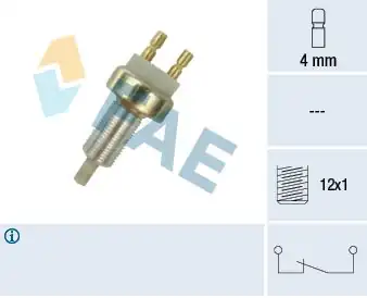 FAE 25030 | Fren Pedal Şalteri Mercedes 190 W201 85 93 W123 S123 76 85 W126 85 91