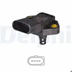 DELPHI PS20073-12B1 | Basınç Sensörü (VW: Golf VI-VII-Jetta IV 1.4Tsı-1.6Tdı)