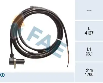 FAE 78417 | Ön ABS Sensörü Mercedes V Class 638 2 Vito 638 97 03