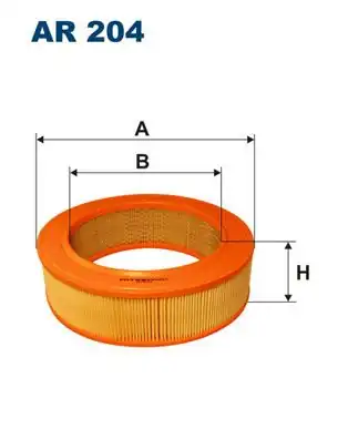 FILTRON AR204 | Hava Filtresi Mercedes W123/S123/T1 Bus 601 Dizel 76-96