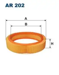 FILTRON AR202 | Hava Filtresi Opel Ascona B, Ascona C, Corsa A, Kadett D, Kadett E, Manta A, Man | 6 Adet