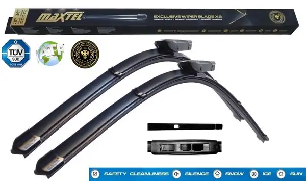 MAXTEL 12104102 | Silecek On Tk. (600mm-450mm) Muz Tip Megane II Talisman 15-Megane IV 15-Grandtour 16 -