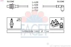FACET 48674 | Ateşleme Kablo Seti Citroen Berlingo Fiat Ducato Peugeot Expert Boxer 94 02