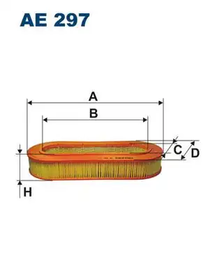 FILTRON AE297 | Hava Filtresi Mercedes 200 230 6 Adet