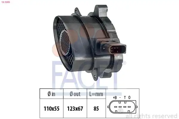 FACET 101005 | Hava Debimetresi Bmw E46 E90 E60 E65 318 320 325 330 01
