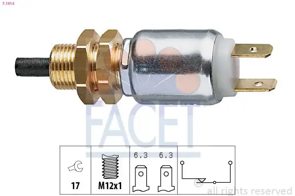 FACET 71014 | Fren Lambası Salterı BMW E21 E30 E28 E24 E32 Volvo 940 75 95