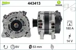 VALEO 443413 | Alternatör Jaguar E-Pace Range Rover Velar 2.0 180A