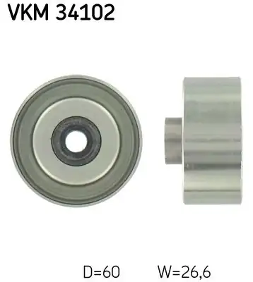 SKF VKM34102 | Alternatör Gergi Rulmanı Ford Tourneo Connect 18 TDCI (Yd18)